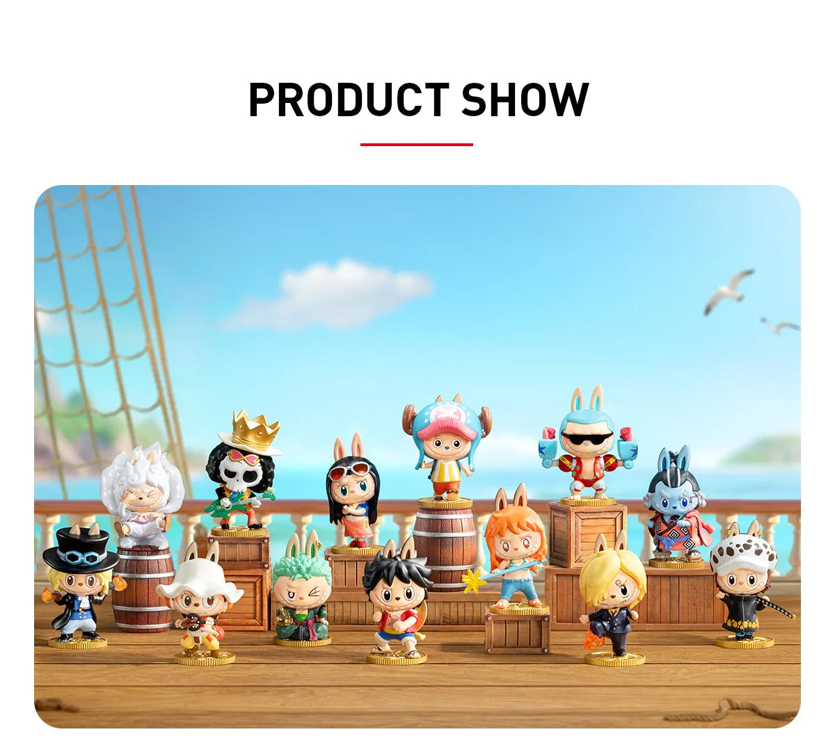 THE MONSTERS × One Piece Series Figures Blind Box