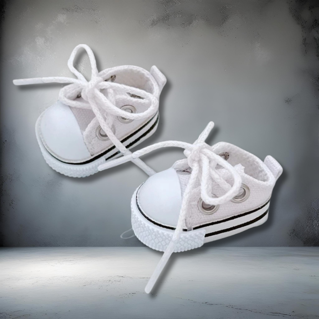 Labubu Mini Canvas Leather Shoes for 7–10cm Dolls Accessories Sneakers