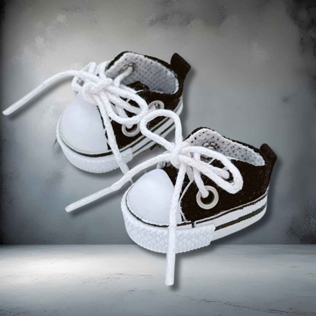 Labubu Mini Canvas Leather Shoes for 7–10cm Dolls Accessories Sneakers