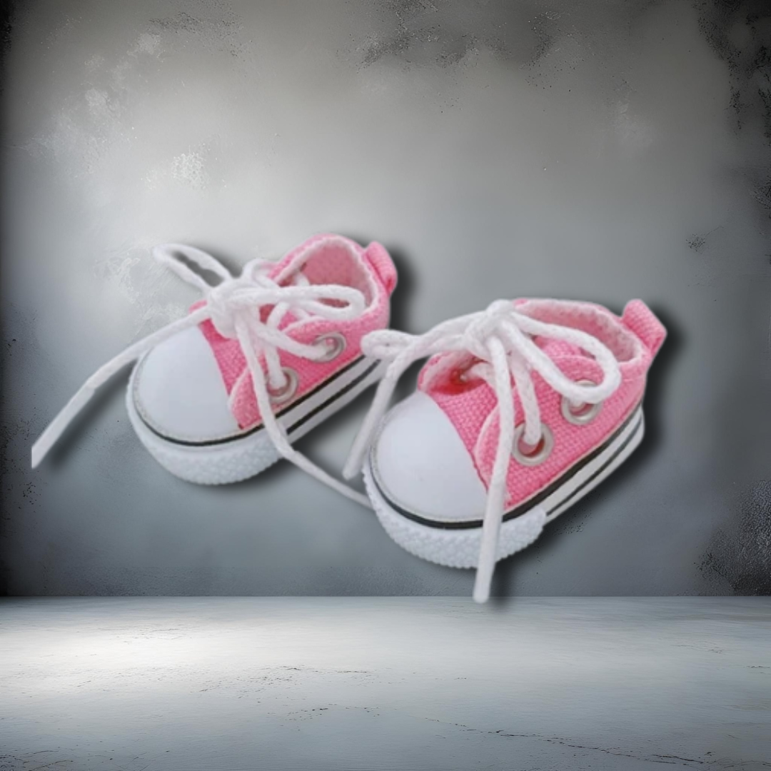 Labubu Mini Canvas Leather Shoes for 7–10cm Dolls Accessories Sneakers