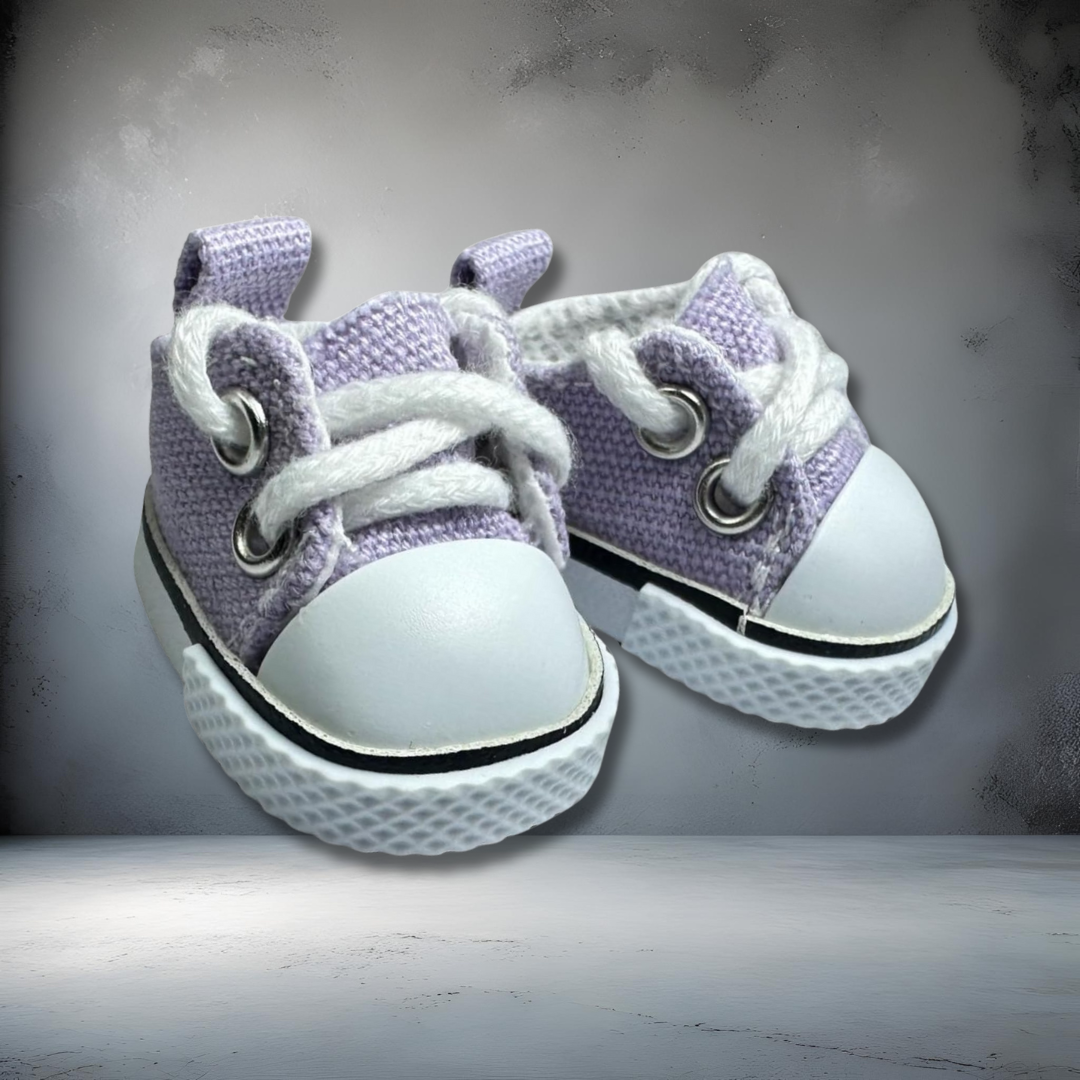 Labubu Mini Canvas Leather Shoes for 7–10cm Dolls Accessories Sneakers