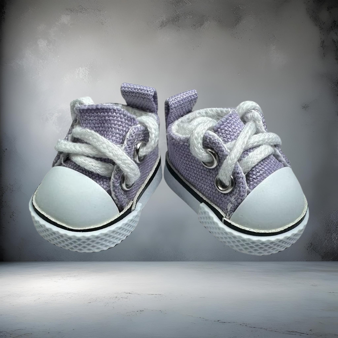 Labubu Mini Canvas Leather Shoes for 7–10cm Dolls Accessories Sneakers