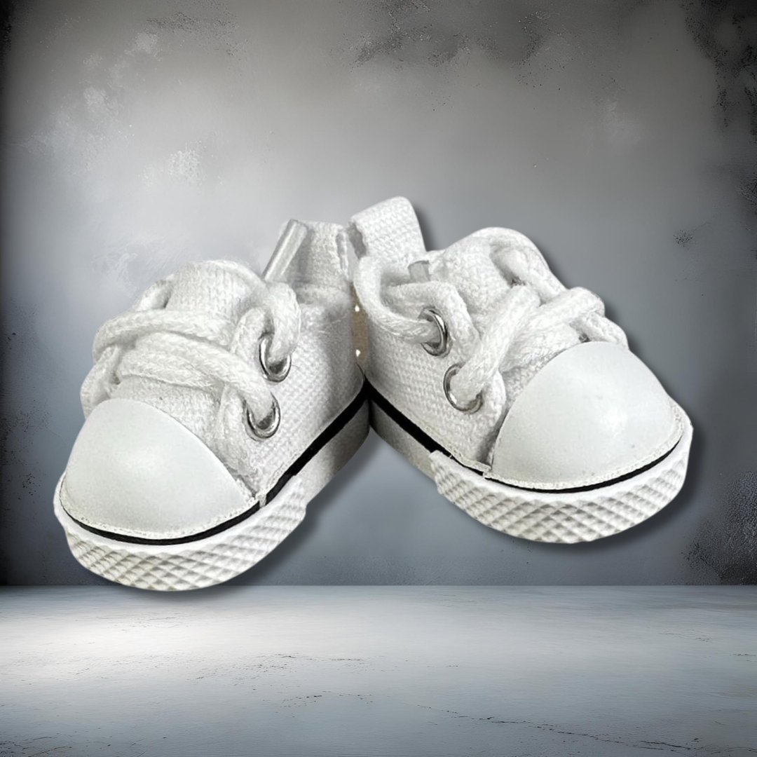 Labubu Mini Canvas Leather Shoes for 7–10cm Dolls Accessories Sneakers