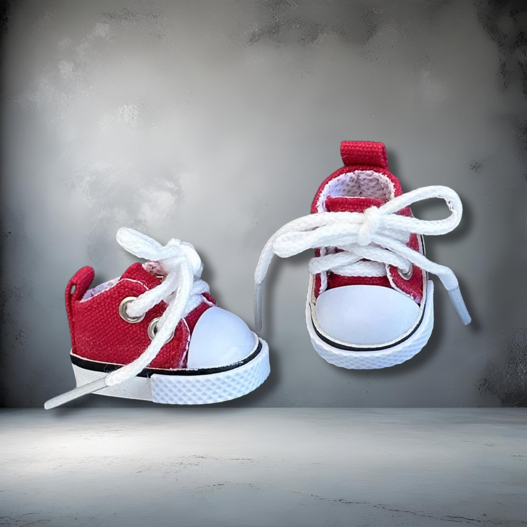 Labubu Mini Canvas Leather Shoes for 7–10cm Dolls Accessories Sneakers