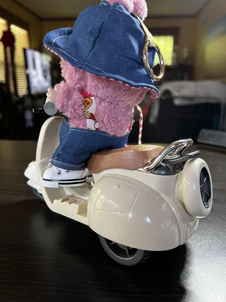 Doll Mini Electric Motorcycle Children's Toy for Labubu Toy Motor for Doll (No Doll)