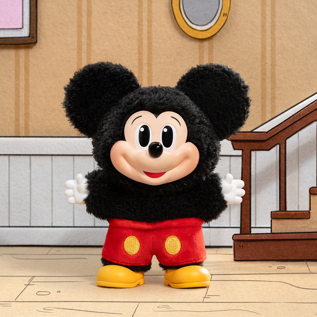 POP MART Disney Mickey Family Cute Together Series Plush Pendant Blind Box