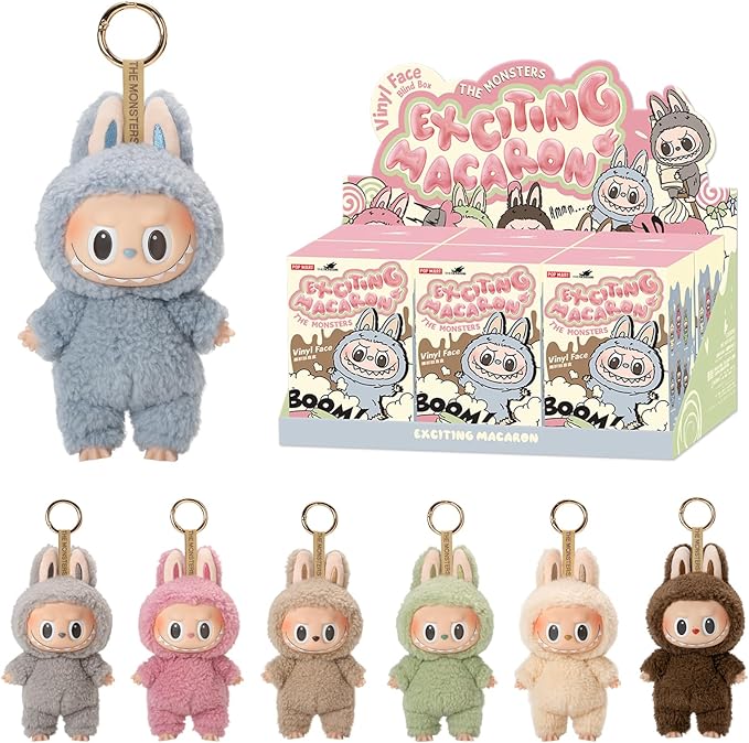 THE MONSTERS "Exciting Macaron Series" - Vinyl Plush Pendant Blind Box Labubu V1