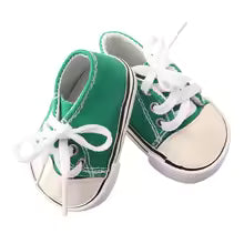 Labubu Mini Canvas Leather Shoes for 7–10cm Dolls Accessories Sneakers