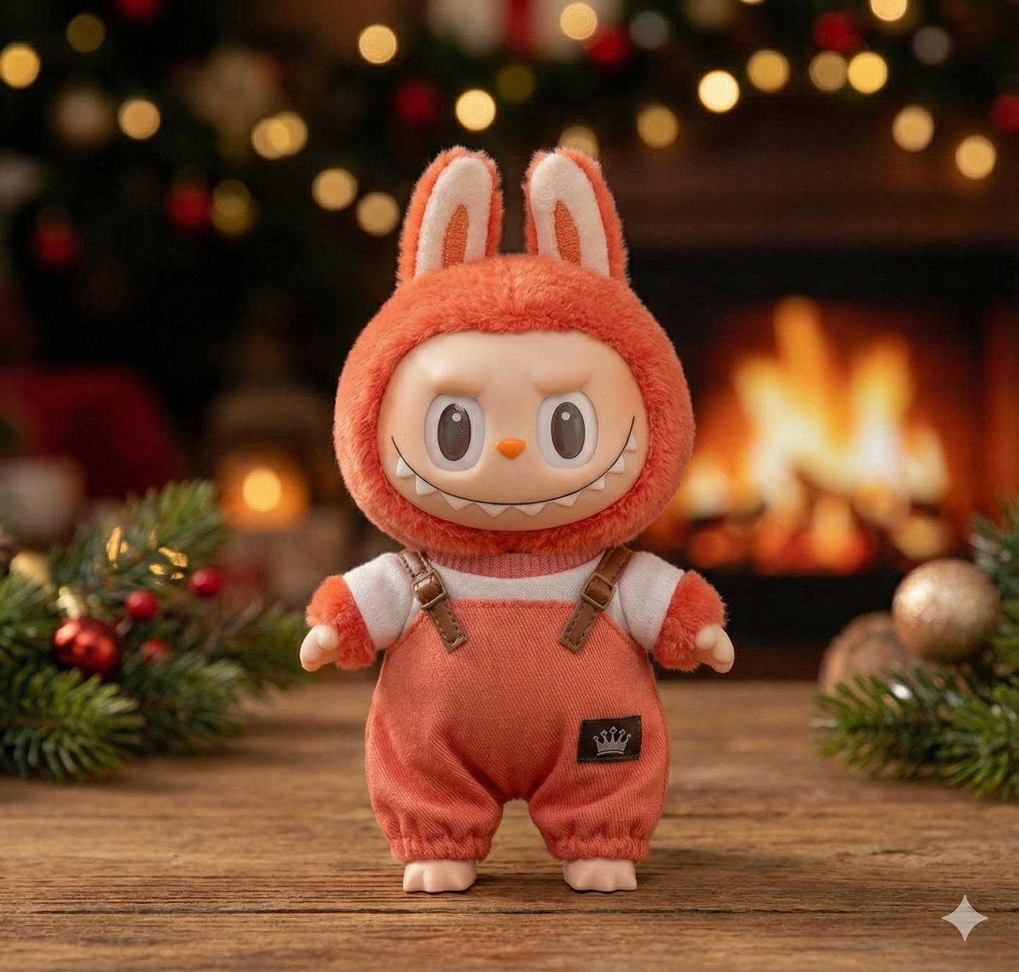 17cm Plush Crown Doll Outfit - Dress Up Clothes & Cute Accessories for Plush Dolls