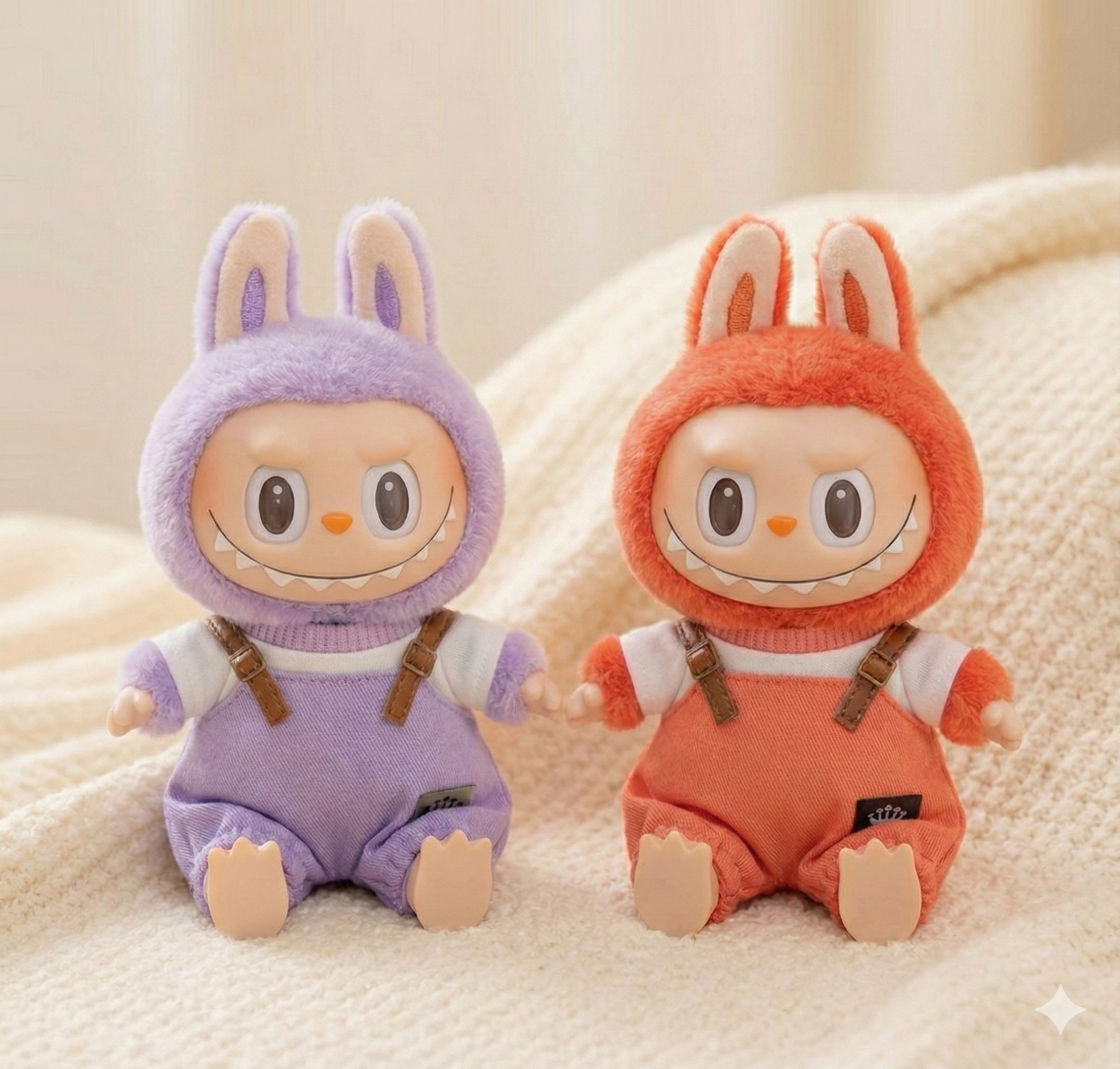 17cm Plush Crown Doll Outfit - Dress Up Clothes & Cute Accessories for Plush Dolls