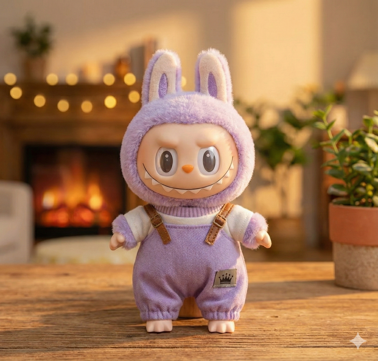 17cm Plush Crown Doll Outfit - Dress Up Clothes & Cute Accessories for Plush Dolls