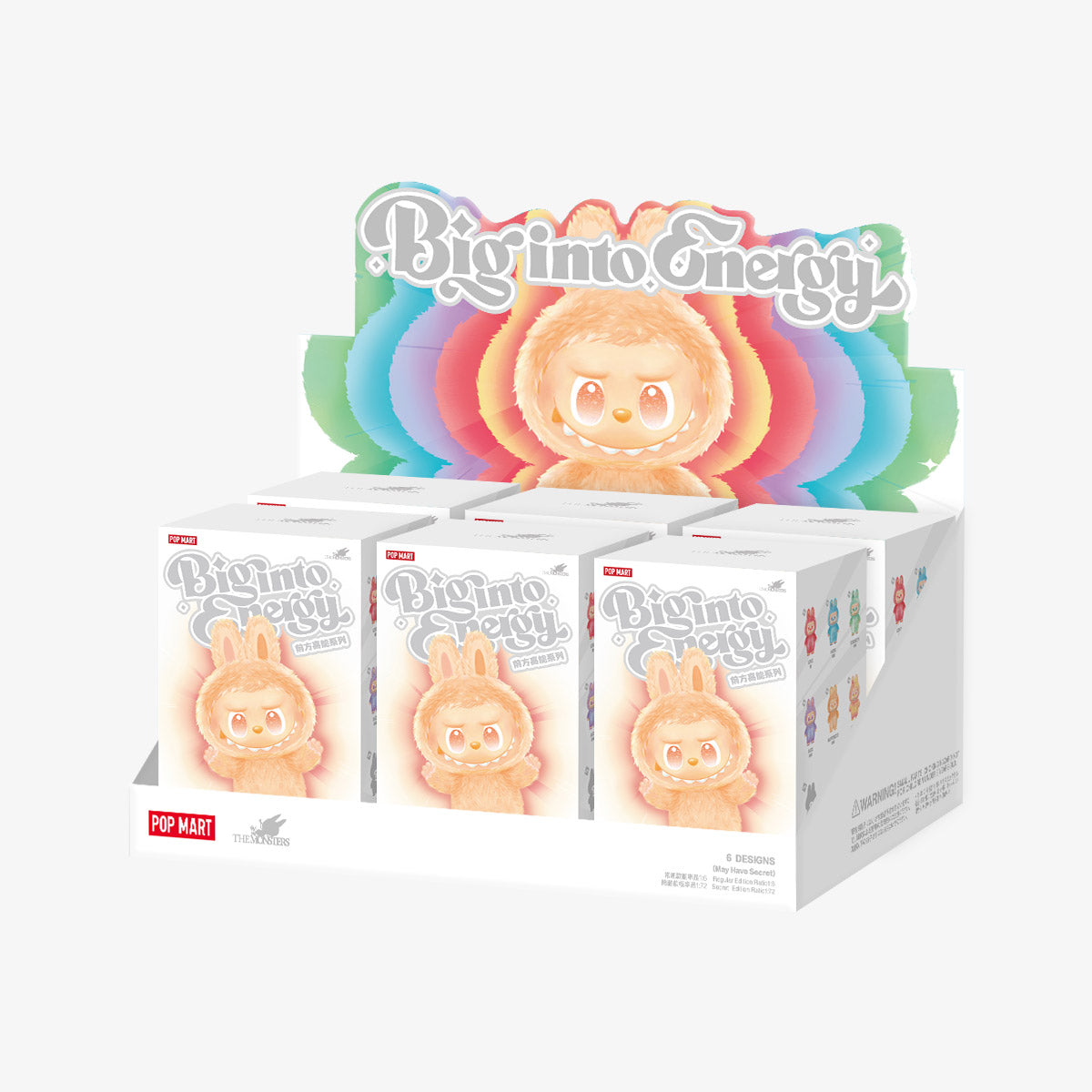 THE MONSTERS "Big Into Energy Series" - Vinyl Plush Pendant Blind Box Labubu V3
