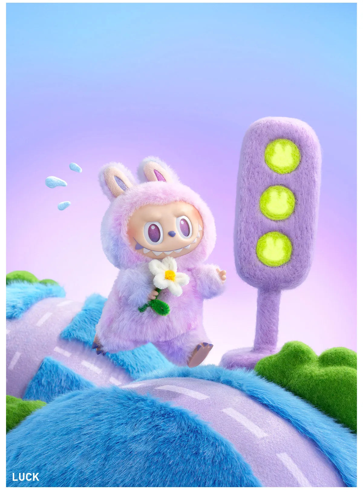 THE MONSTERS "Big Into Energy Series" - Vinyl Plush Pendant Blind Box Labubu V3