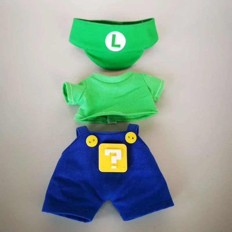 17cm Labubu Doll Clothes – Game Character Dress-Up Outfit for Keychain Dolls, DIY Gift (No Doll)