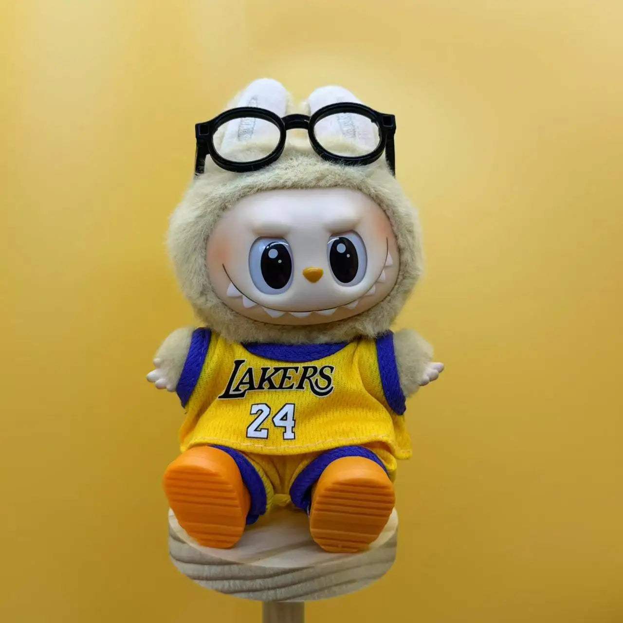 17cm Labubu Basketball Team Outfit – Handmade Sports Clothes for 1st, 2nd & 3rd Gen Dolls (Clothes Only, No Doll)