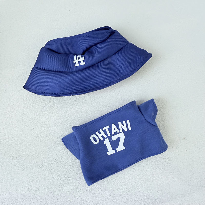 17cm Labubu V1/V2/V3 Baseball Suit Set – High-Energy Series Sportswear Outfit (Clothes Only)