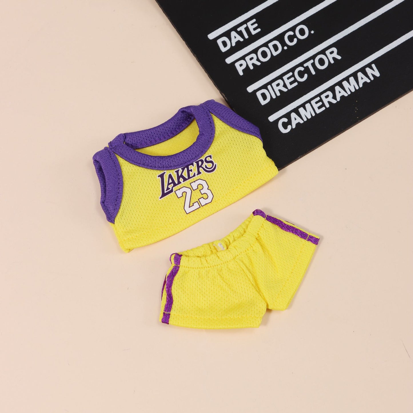 17cm Labubu Basketball Team Outfit – Handmade Sports Clothes for 1st, 2nd & 3rd Gen Dolls (Clothes Only, No Doll)