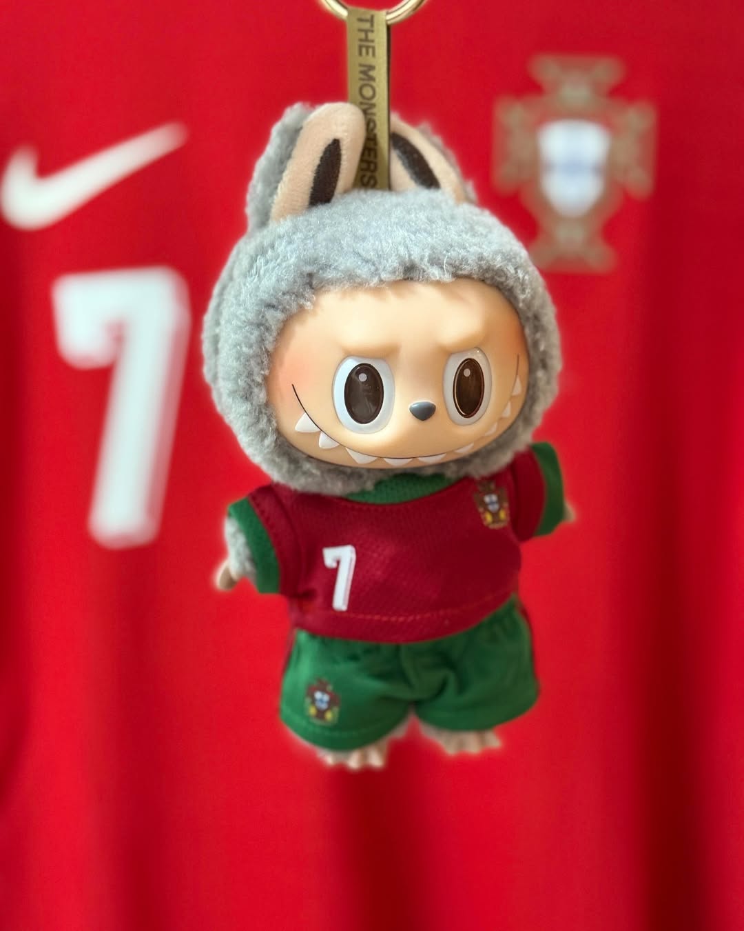 17cm Labubu Soccer Team Outfit – Handmade Sports Clothes for 1st, 2nd & 3rd Gen Dolls (Clothes Only, No Doll)