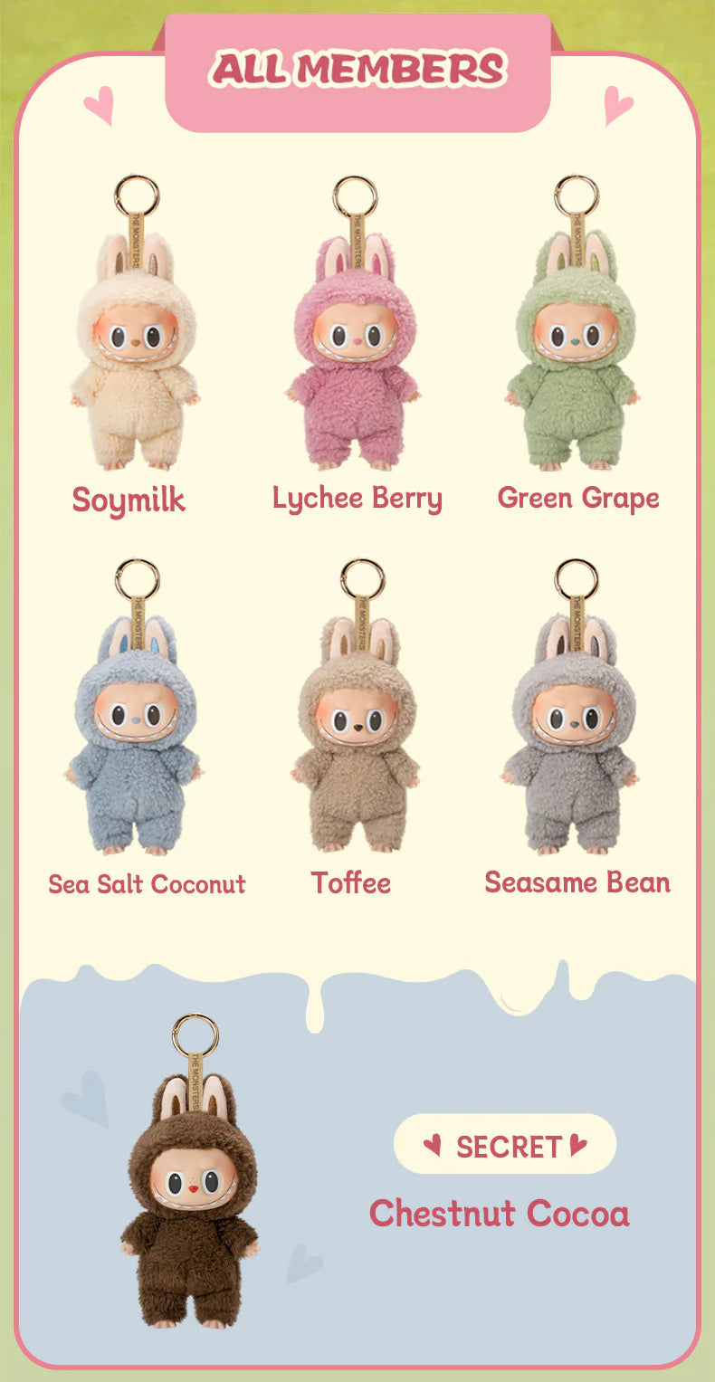 THE MONSTERS "Exciting Macaron Series" - Vinyl Plush Pendant Blind Box Labubu V1