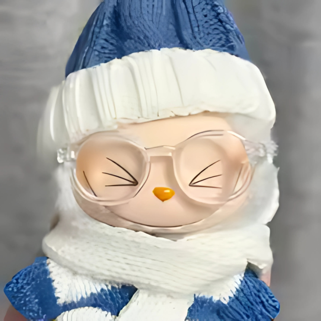 Labubu 6.5cm Transparent Doll Glasses – Clear Plastic Eyewear for 1/8 1/6 1/4 1/3 BJD, MSD, EXO Plush & Labubu Dolls