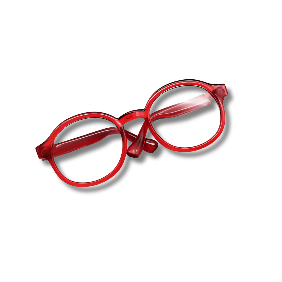 Labubu 6.5cm Transparent Doll Glasses – Clear Plastic Eyewear for 1/8 1/6 1/4 1/3 BJD, MSD, EXO Plush & Labubu Dolls