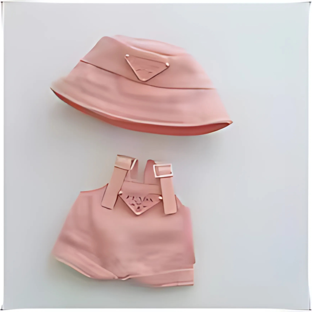 17cm Labubu Doll Outfit Set – Mini Clothes, Hat & Shoes for Labubu II Sitting Dolls, Party Game Accessories (No Doll)