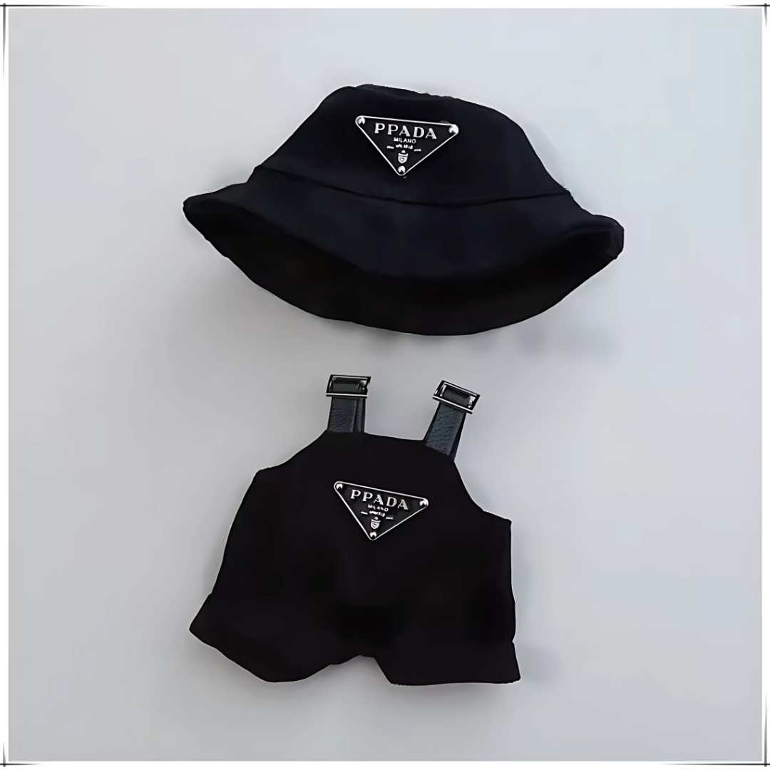 17cm Labubu Doll Outfit Set – Mini Clothes, Hat & Shoes for Labubu II Sitting Dolls, Party Game Accessories (No Doll)