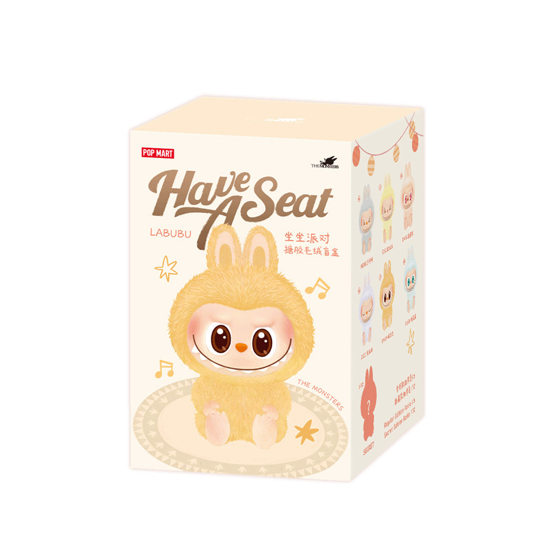 THE MONSTERS "Have a Seat Series" Vinyl Plush Pendant Blind Box Labubu V2