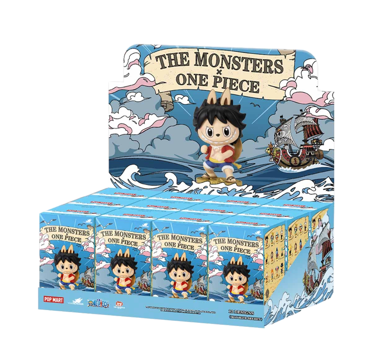 THE MONSTERS × One Piece Series Figures Blind Box