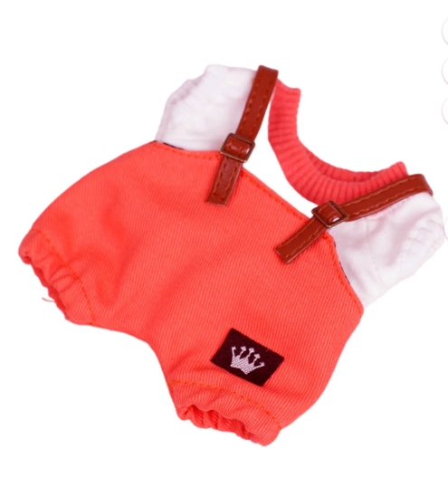 17cm Plush Crown Doll Outfit - Dress Up Clothes & Cute Accessories for Plush Dolls